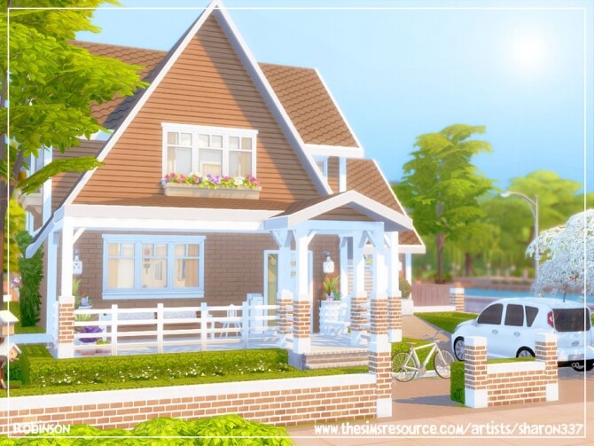 Sims 4 Robinson home by sharon337 at TSR