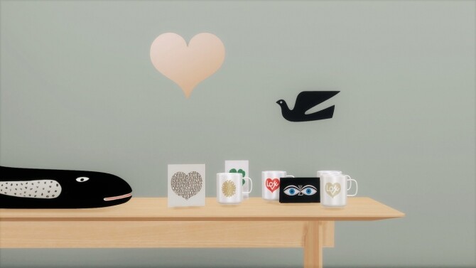 Sims 4 COFFEE MUGS COLLECTION at Meinkatz Creations