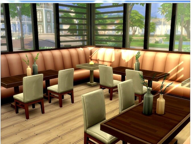 Sims 4 Italian Restaurant by lotsbymanal at TSR