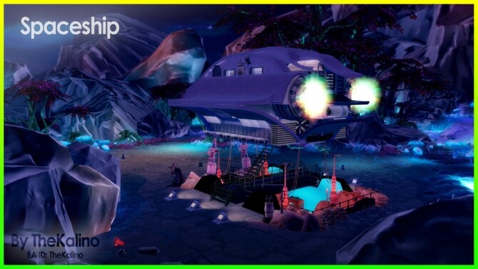 Sims 4 Spaceship at Kalino
