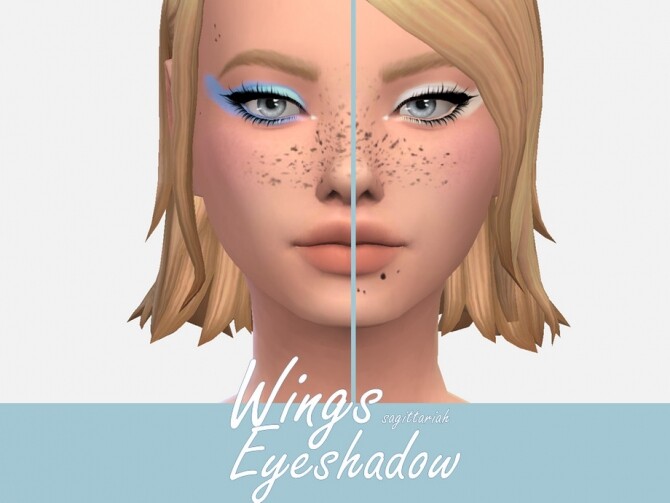 Sims 4 Wings Eyeshadow by Sagittariah at TSR