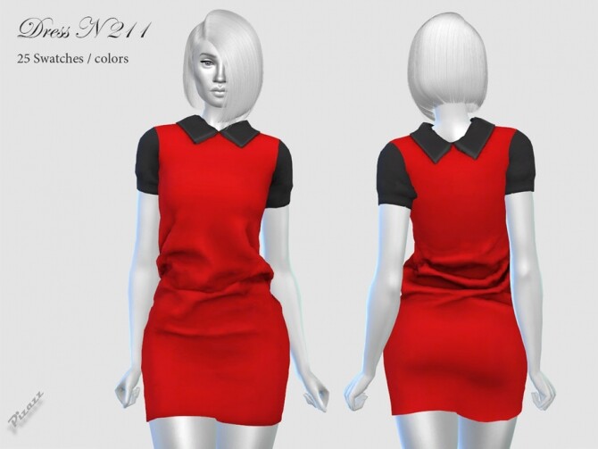 Sims 4 DRESS N 211 by pizazz at TSR