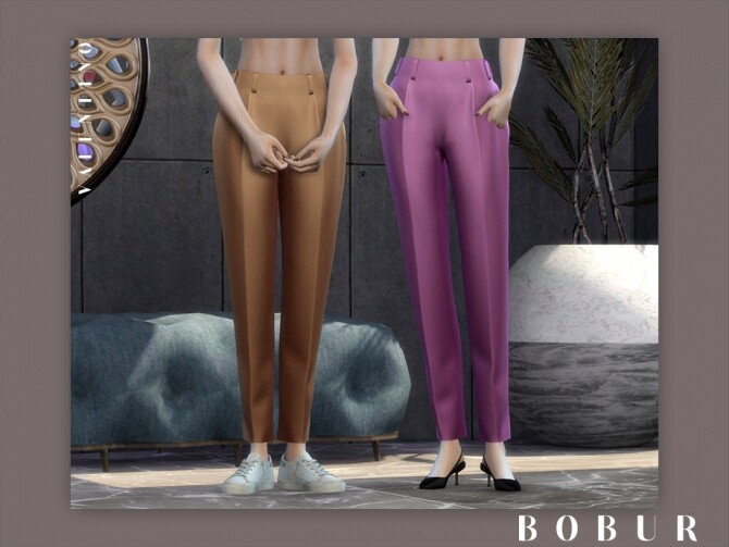 Sims 4 Valentino pants by Bobur3 at TSR