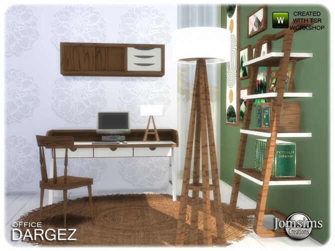 Sims 4 Dargez Office by jomsims at TSR