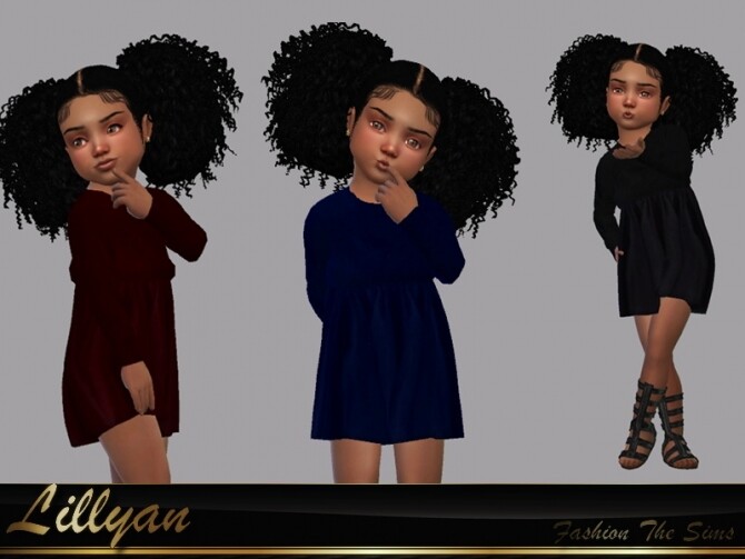Sims 4 Dress baby Dulce 2 by LYLLYAN at TSR
