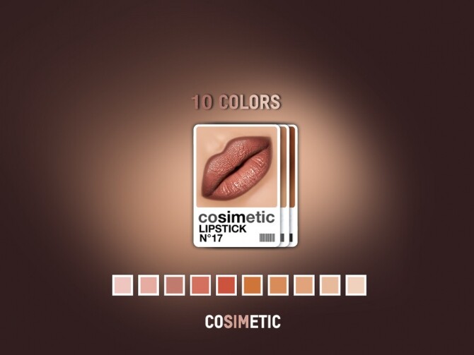 Sims 4 Lipstick N17 by cosimetic at TSR