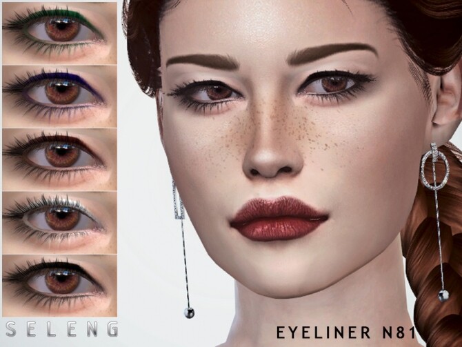 Sims 4 Eyeliner N81 by Seleng at TSR