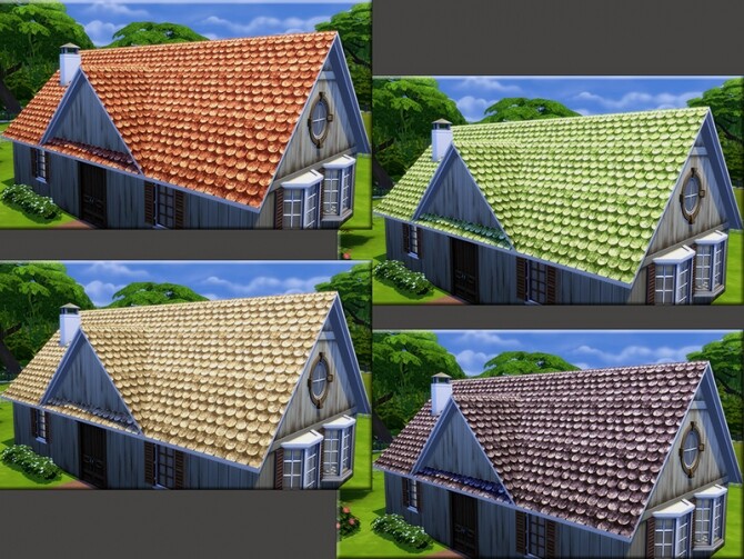 Sims 4 MB Ruined Roof by matomibotaki at TSR