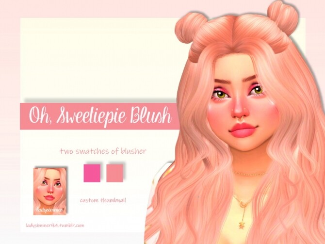 Sims 4 Oh, Sweetiepie Blush by LadySimmer94 at TSR