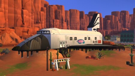 Abandoned Buran Snowstorm plane by PinkCherub at Mod The Sims