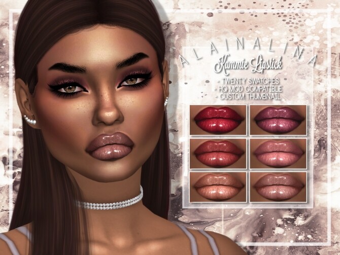 Sims 4 Kammie Lipstick at AlainaLina