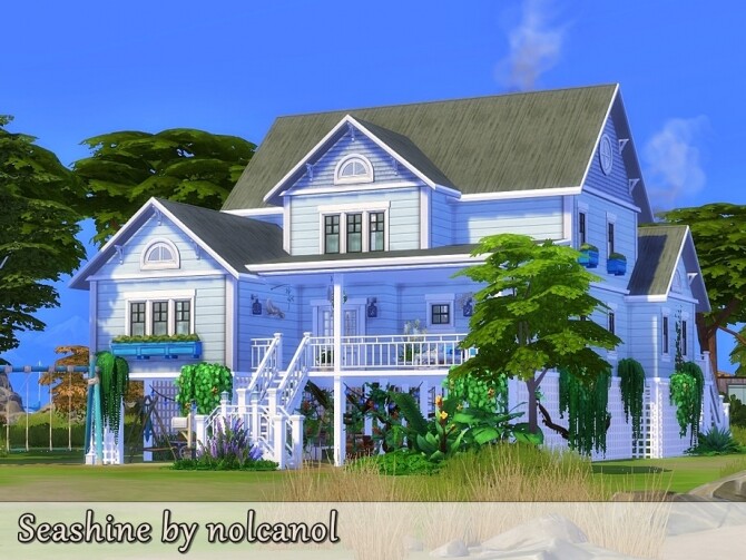 Sims 4 Seashine Home by nolcanol at TSR