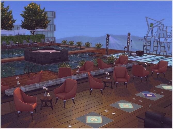 Sims 4 Tower Bar by lotsbymanal at TSR