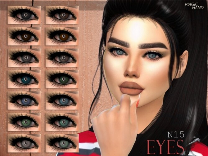 Sims 4 Eyes N15 by MagicHand at TSR
