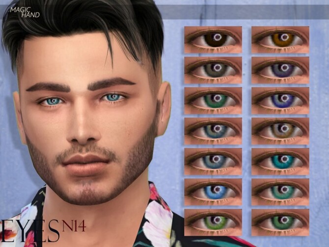 Sims 4 Eyes N14 by MagicHand at TSR