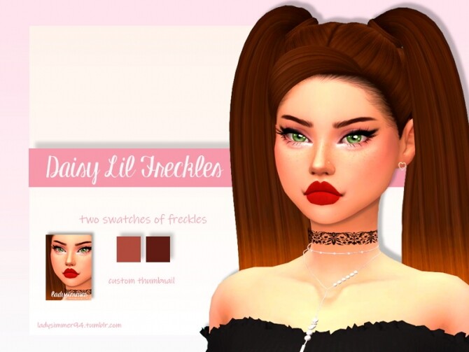 Sims 4 Daisy Lil Freckles by LadySimmer94 at TSR