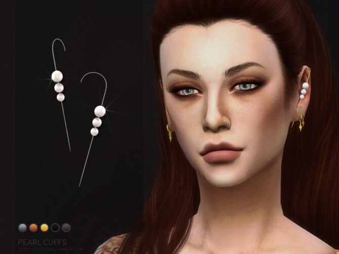 Sims 4 Pearl cuffs by sugar owl at TSR