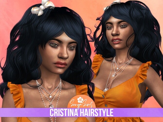 Sims 4 Cristina & Modulation & Exalted Hairs at Sonya Sims