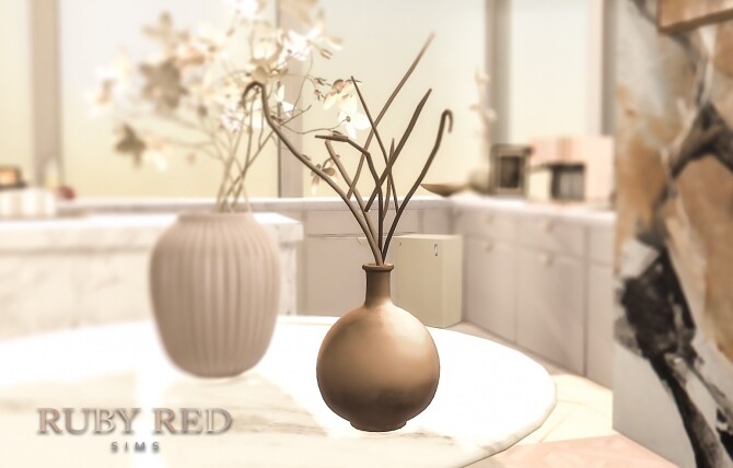 Sims 4 Branch Vase Set at Ruby’s Home Design