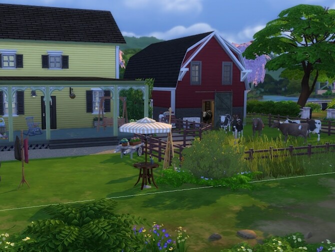 Sims 4 Madison Farm at KyriaT’s Sims 4 World