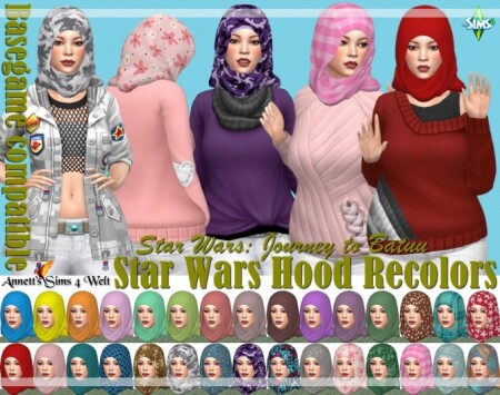 Star Wars Hood at Annett’s Sims 4 Welt