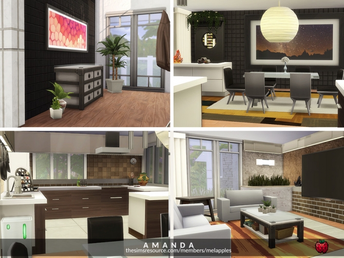 Amanda home by melapples at TSR » Sims 4 Updates