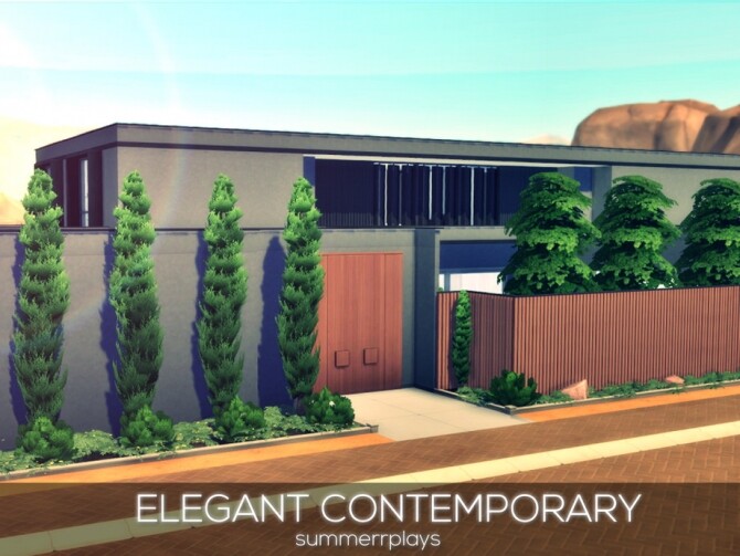 Sims 4 Elegant Contemporary Home by Summerr Plays at TSR