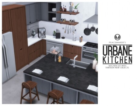 Urbane Kitchen by Peacemaker IC at Simsational Designs
