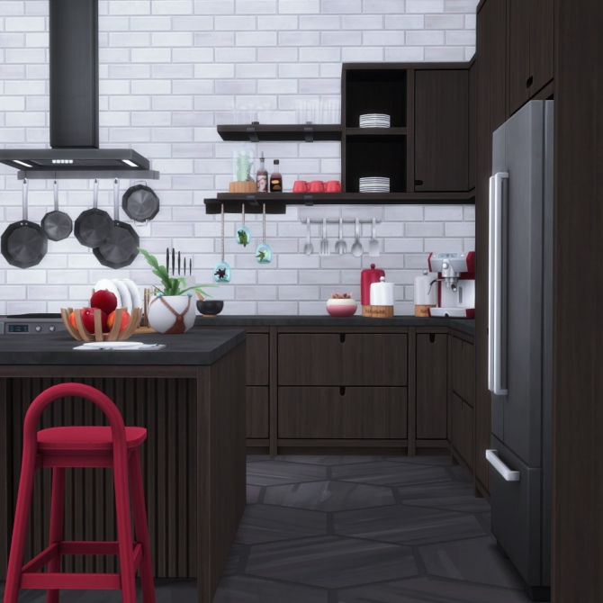 Urbane Kitchen by Peacemaker IC at Simsational Designs » Sims 4 Updates