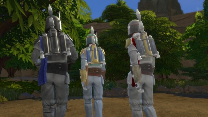 Sims 4 Boba Fetts Armor Cleaned by MasterRevan2015 at Mod The Sims