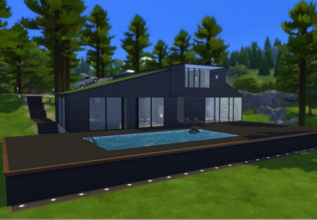 The Black Villa N.07 by Fivextreme at Mod The Sims