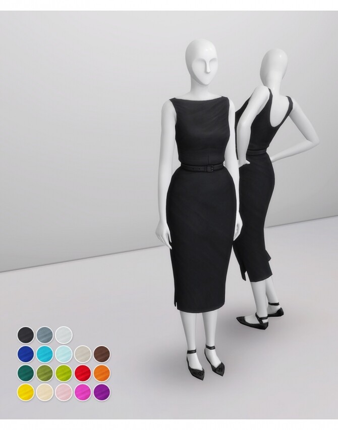 Sims 4 Dress for Audrey II at Rusty Nail