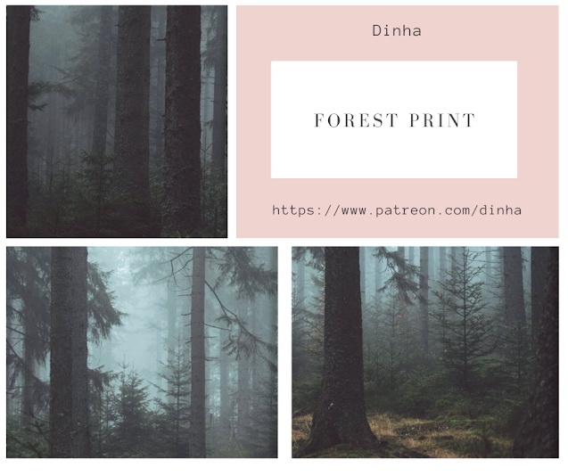 Sims 4 Forest Print 3 Collections 9 Swatches at Dinha Gamer