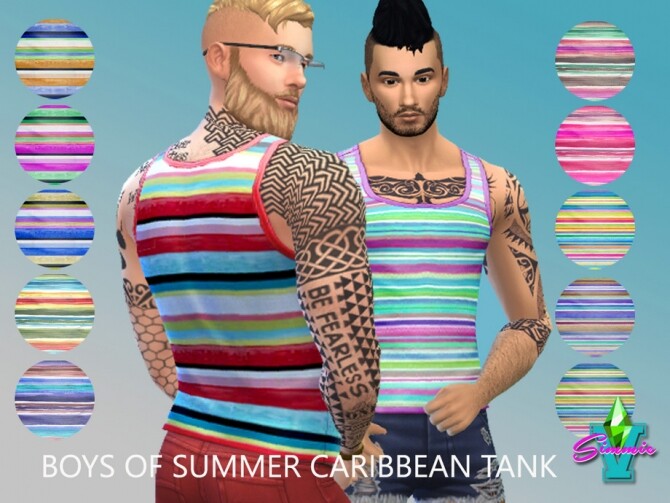 Sims 4 BOS Caribbean Tank by SimmieV at TSR
