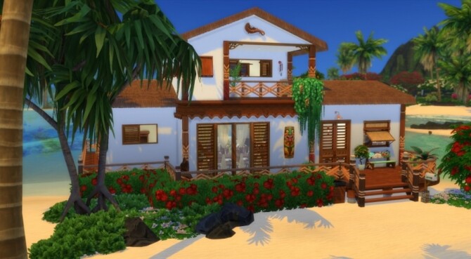 Sims 4 Kaloe house by Pyrenea at Sims Artists