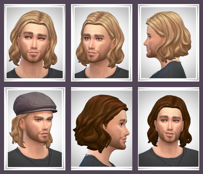 Sims 4 Lewis Hair at Birksches Sims Blog