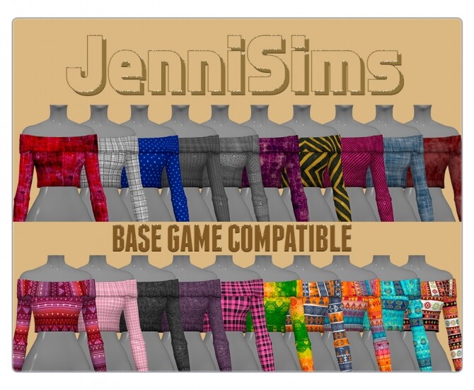 Sims 4 BASE GAME COMPATIBLE top at Jenni Sims