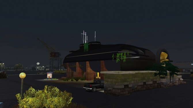 Sims 4 Nautilus submarine by PinkCherub at Mod The Sims