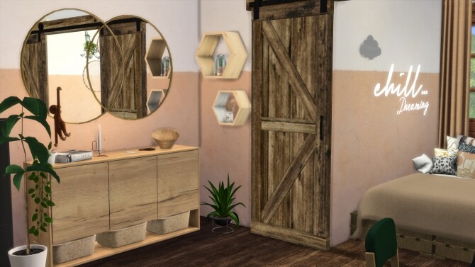 Sims 4 COZY BEDROOM at MODELSIMS4