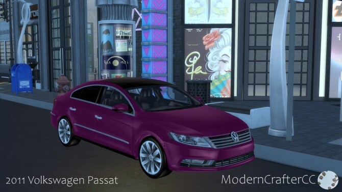 Sims 4 2011 Volkswagen Passat at Modern Crafter CC