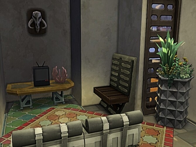 Sims 4 SW starter Desert house by GenkaiHaretsu at TSR