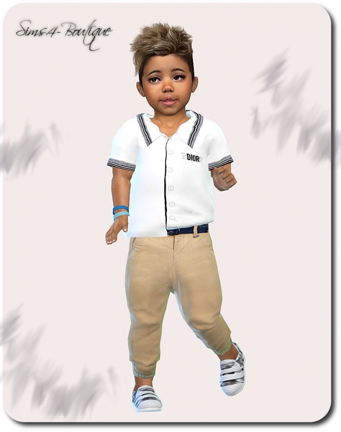 Designer Set for Toddler Boys 1609 at Sims4-Boutique » Sims 4 Updates