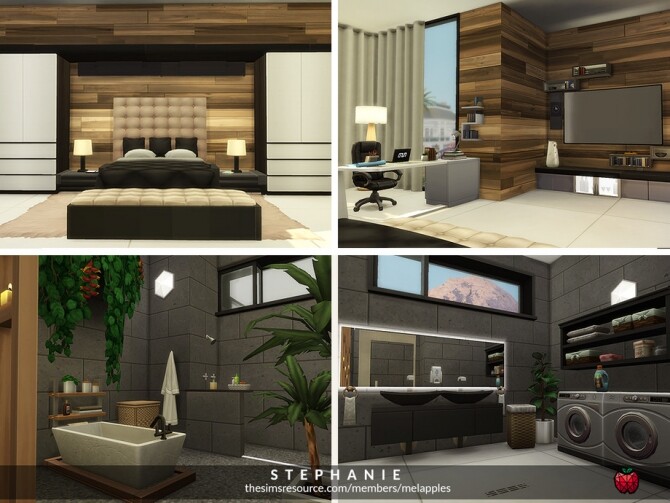 Sims 4 Stephanie mansion by melapples at TSR