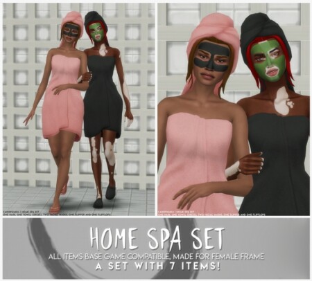 HOME SPA SET at Candy Sims 4