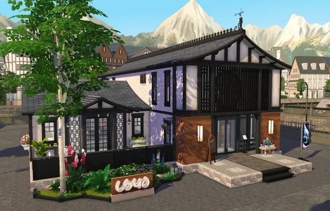 Sims 4 Orchid Palace restaurant at Simsontherope