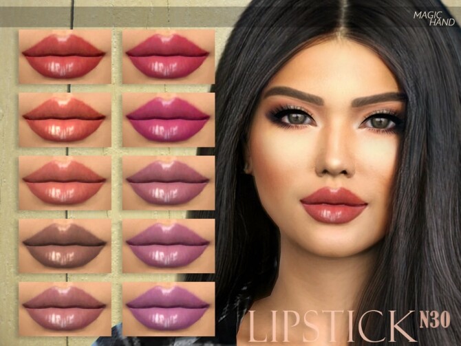 Sims 4 Lipstick N30 by MagicHand at TSR