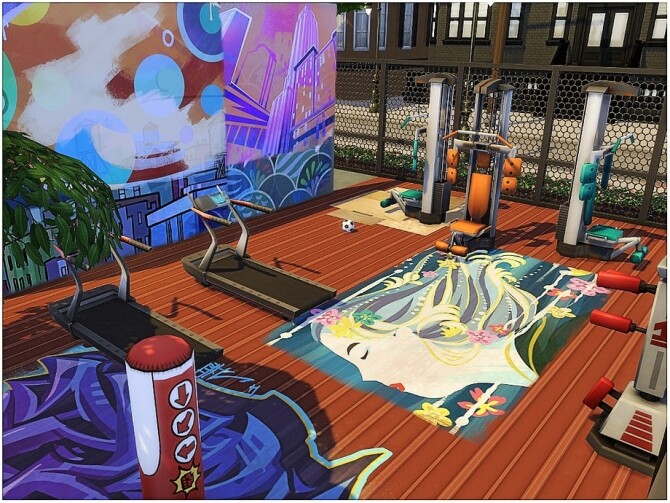 Sims 4 Midtown Park by lotsbymanal at TSR