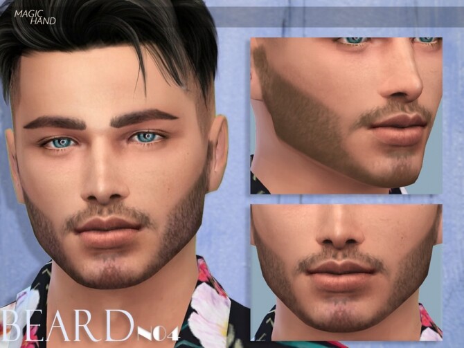 Sims 4 Beard N04 by MagicHand at TSR