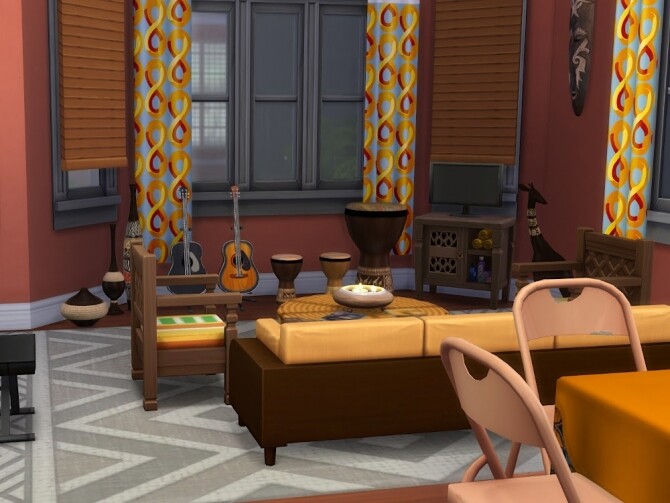 Sims 4 Boubacars Apartment at KyriaT’s Sims 4 World