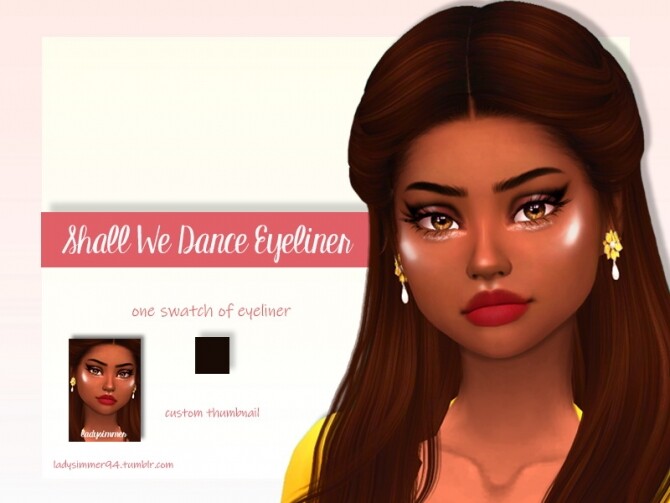 Sims 4 Shall We Dance Eyeliner by LadySimmer94 at TSR